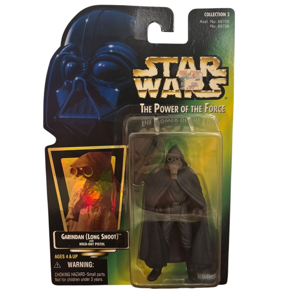 Star Wars The Power of the‎ Force Garindan Long Snoot Action Figure Kenner 1997